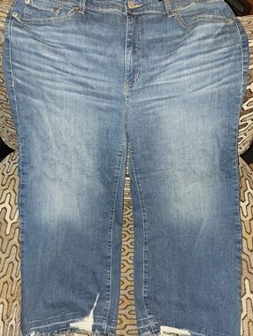 Torrid Crop High-Rise Wide Leg Jean